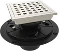 4 Inch Square Shower Floor Drain by WEBANG
