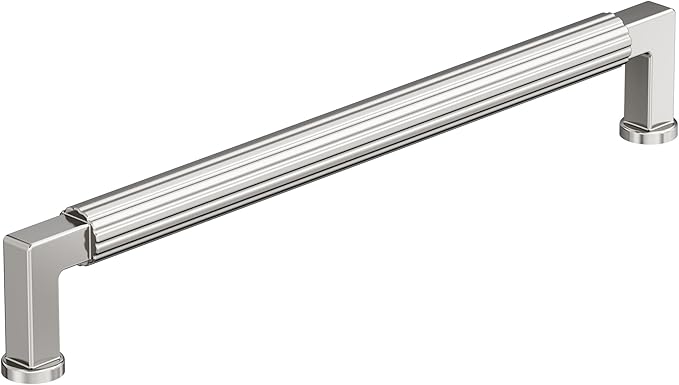 Amerock Ballard 12 inch (305mm) Center-to-Center Polished Nickel Appliance Pull, BP37650PN