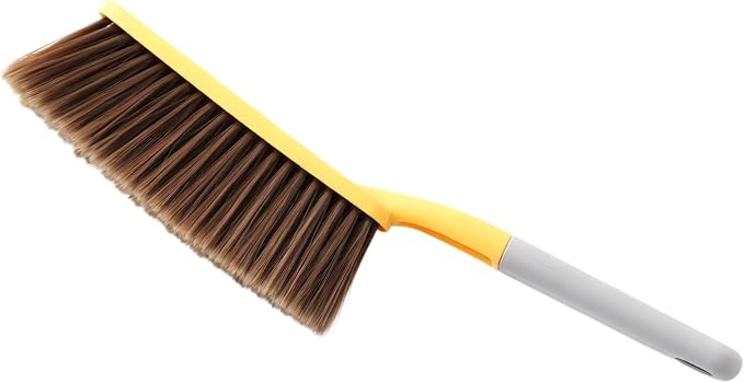15" Yellow Soft Brist. Hand Broom Brush Bed Sofa Counter Hair Clear | Soft by kagyuan