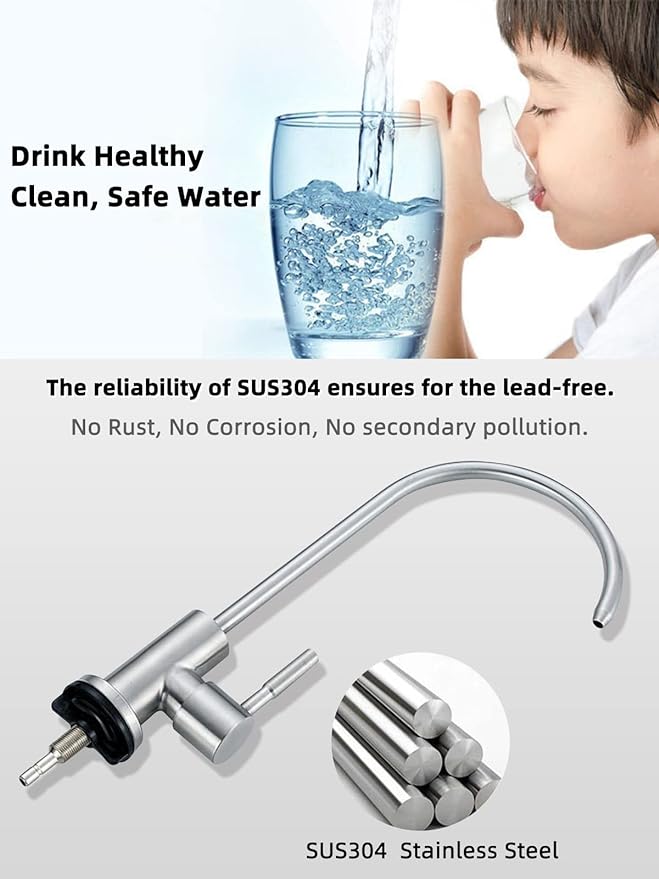 Drinking Water Faucet, Lead-Free Reverse Osmosis Faucets - Image 3