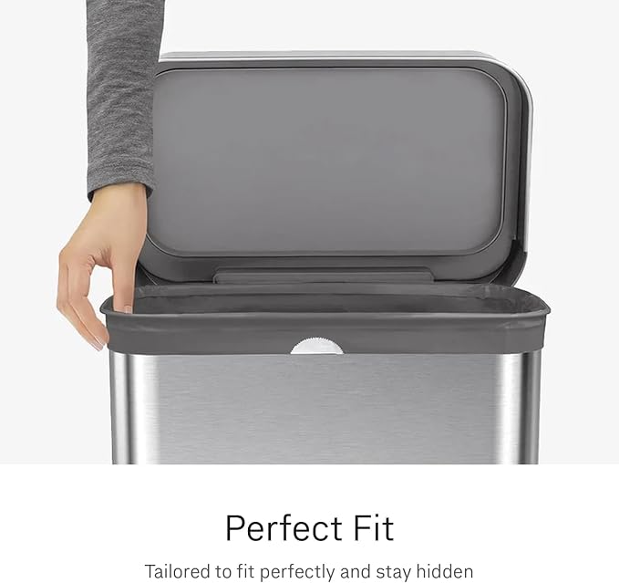 simplehuman Code H 200 Count Odorsorb® Custom Fit Liners, Drawstring Odor - Image 3