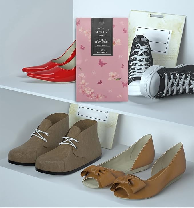 14 Packs Scented Sachets for Drawers and Closets Gift Box 4 Different Scent - Image 5