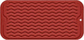 Silicone Dish Drying Mat, Non-Slip Easy Clean Sink Mat, Large Heat-resistant by MODENGKONGJIAN
