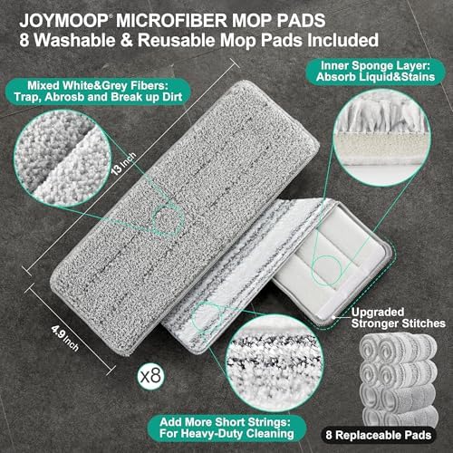 JOYMOOP Mop and Bucket Set for Floor and Wall Cleaning, Commercial and - Image 6