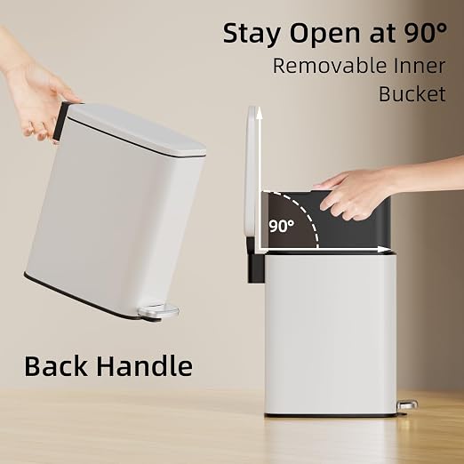 KSSKSS Small Bathroom Trash Can - Image 5