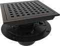 6 Inch Square Shower Floor Drain by WEBANG