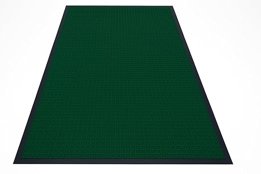Guardian WaterGuard Indoor/Outdoor Wiper Scraper Floor Mat, Rubber/Nylon, 6'x8', Green