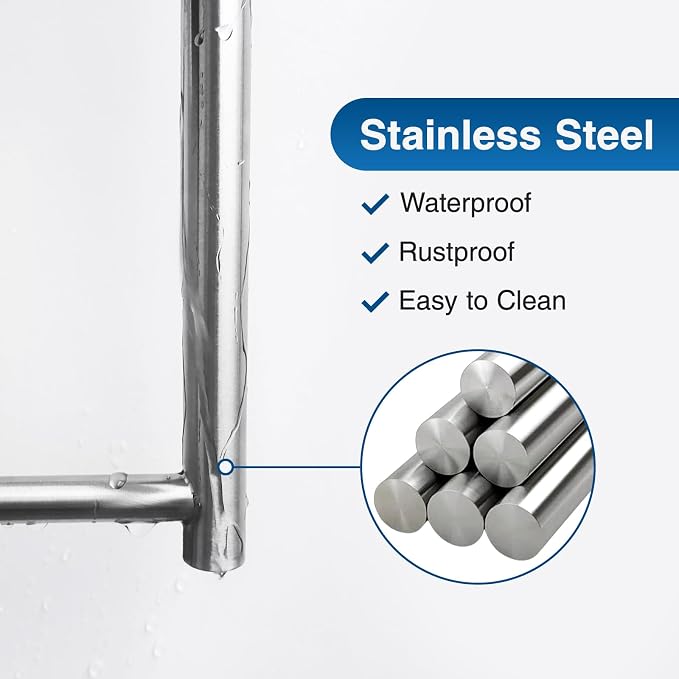 Paper Towel Holder, Self-Adhesive or Drilling， Brushed Nickel, 2 Pack - Image 3
