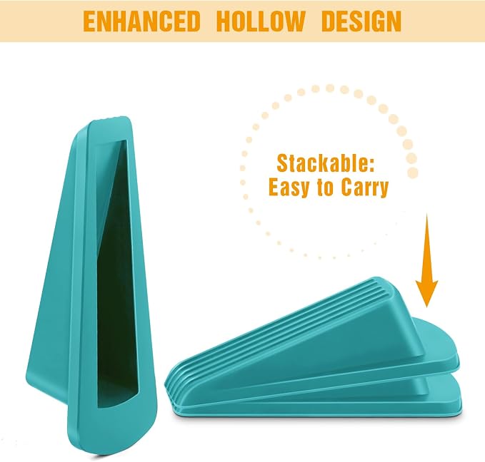 Crosize 5 Pack Door Stoppers for Bottom of Door, Rubber Door Stops | Premium - Image 5