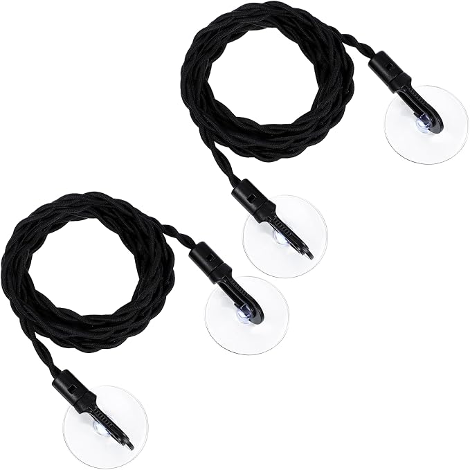2 Pack Travel Clothesline, Portable Clothes Line Black Retractable Clothesline by Unknown