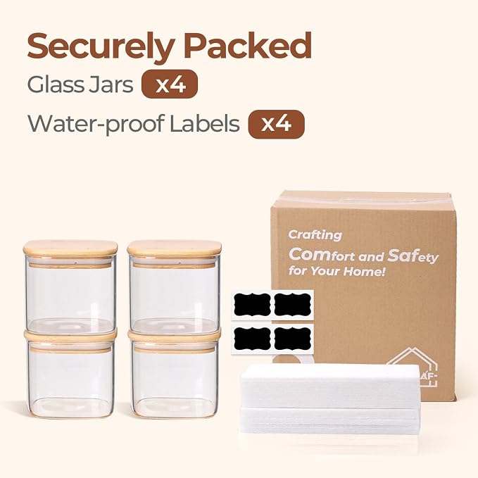 ComSaf Square Glass Containers - Image 8