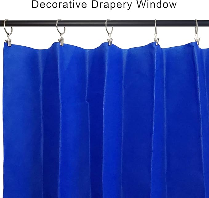 90 Pack Curtain Rings with Clips, Drapery Clips with Rings, Drapes Rings 1.26 - Image 4
