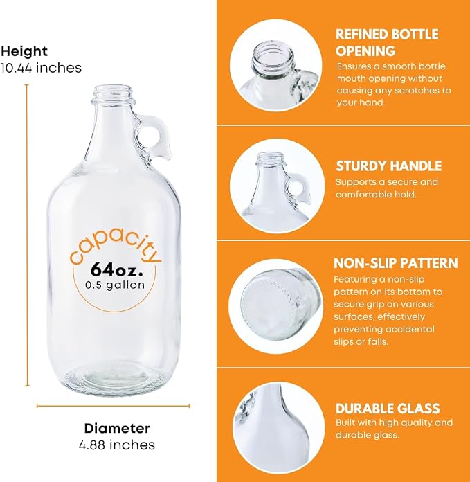 Half-Gallon Laundry Detergent Dispenser Glass - Image 3
