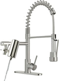 AIMADI Kitchen Faucet with Water Filter and Pull Down Sprayer | Brushed Nickel by AIMADI