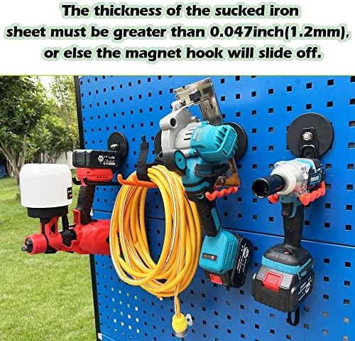 ULIBERMAGNET Heavy Duty Large Magnet Hooks, Strong Magnetic Wave Hook - Image 6