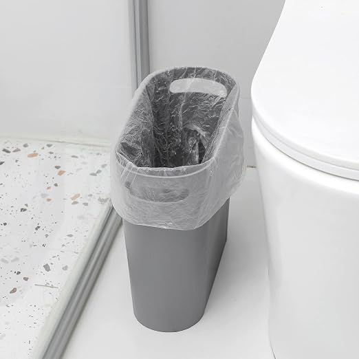 rejomiik Small Bathroom Trash Can, 3.5 Gallon Slim Garbage Can, Office and - Image 5