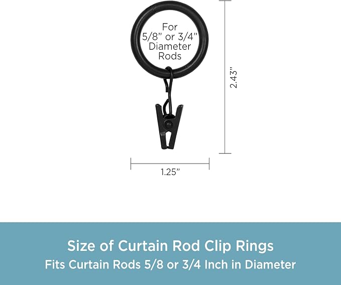 Kenney Window Curtain Clip Rings - Image 4