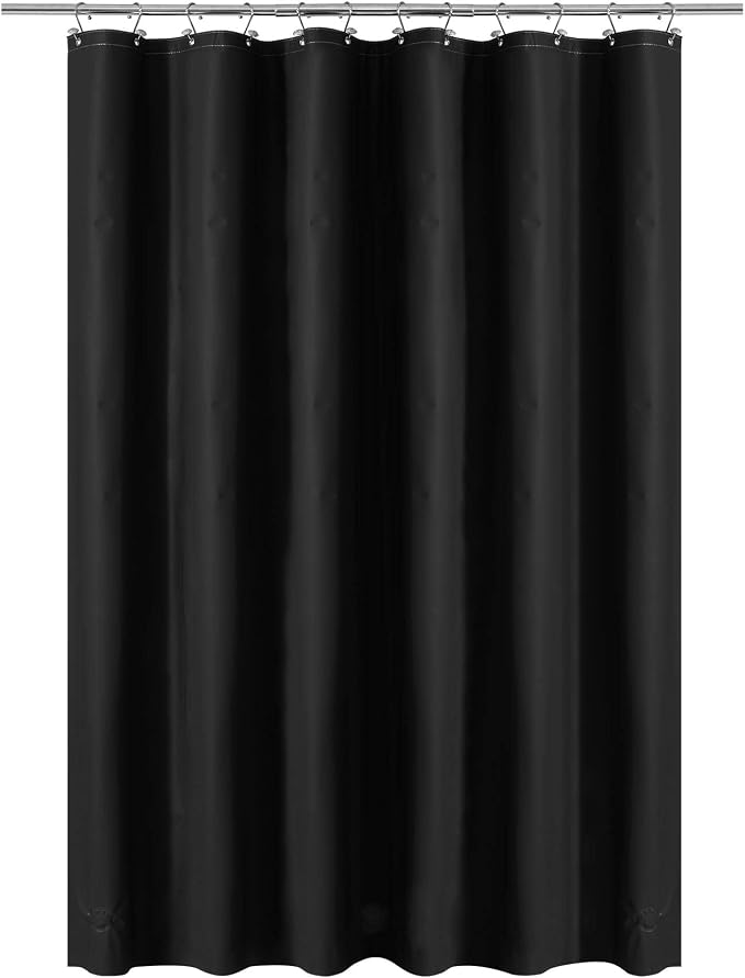 Barossa Design Black Shower Curtain Liner Standard Size by BarossaDesign