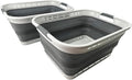 SAMMART 42L Collapsible Plastic Laundry Basket by SAMMART