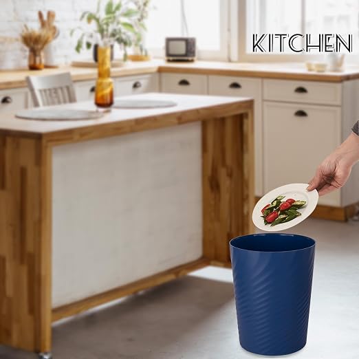UUJOLY Plastic Small Bathroom Trash Can Wastebasket Garbage Can, Laundry Room - Image 5