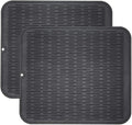 ZLR 2 Pcs Heavy-Duty Silicone Dish Drying Mat by ZLR