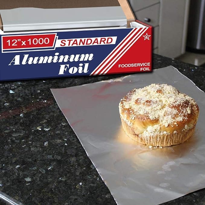 12"x1000 Standard Aluminum Foil Roll - Image 5