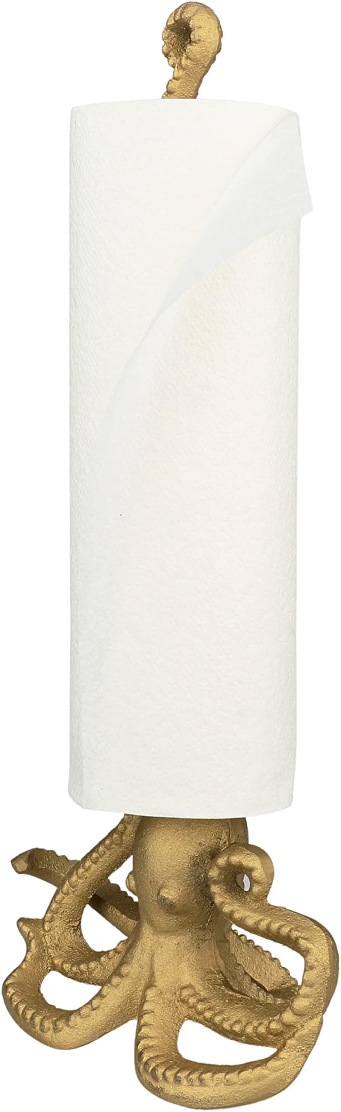 WallCharmers Gold Paper Towel Holder, Metal Toilet or Kitchen Paper Holder by WallCharmers