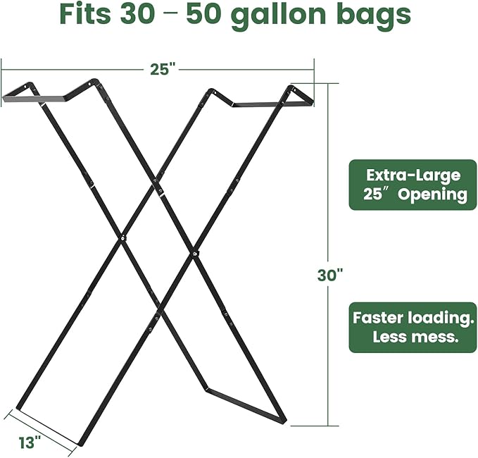 Heavy Duty Leaf Bag Holder Stand - Image 8