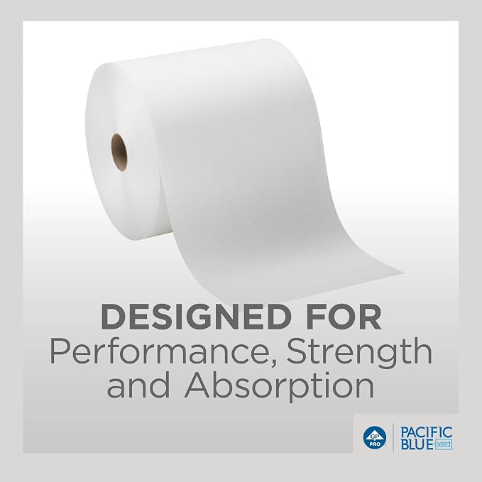 Georgia-Pacific Pacific Blue Select 7.875" Recycled Paper Towel Rolls by GP PRO - Image 7