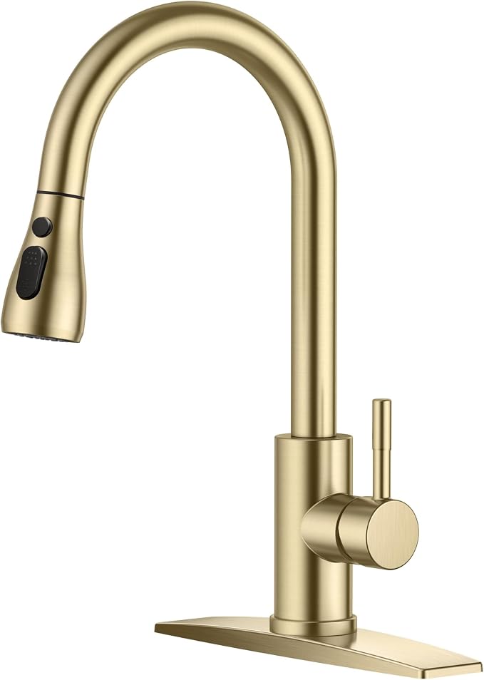 FORIOUS Gold Kitchen Faucet by FORIOUS