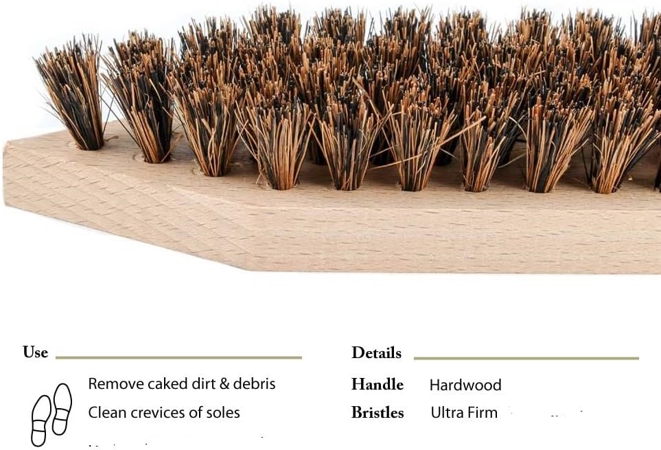 Hardwood Shoe & Boot Sole Brush - Image 2