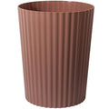 JiatuA Small Bathroom Trash Can Plastic Wastebasket Garbage Can Brown | Sturdy by JiatuA