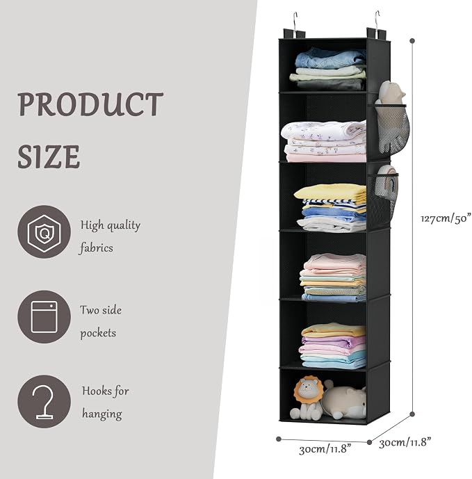 Hanging Closet Organizer and Storage - Image 2