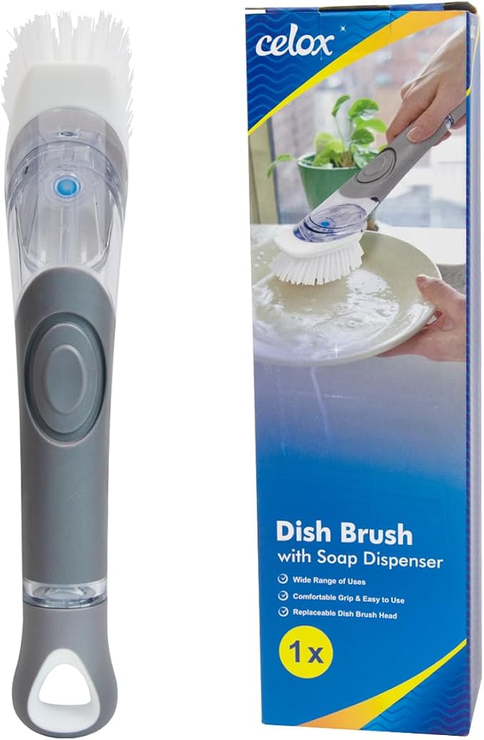 CELOX Soap Dispensing Dish Brush, Kitchen Brush - Image 8