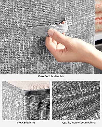 SONGMICS Storage Cubes, 11.8-Inch Foldable Closet Organizers - Image 5