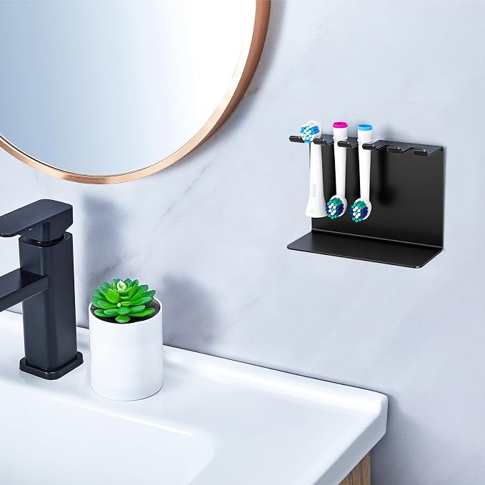 Electric Toothbrush Head Holder, Oukimly Toothbrush Holder Wall Mounted or - Image 3