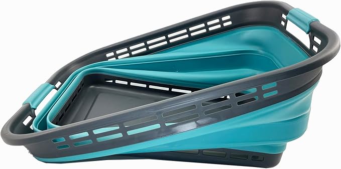 SAMMART 42L Collapsible Plastic Laundry Basket - Image 8