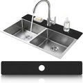 LOPNUR Cuttable Faucet Mat for Kitchen Sink, Extra Long 29 Inch, 0.8-2.4 Inch by LOPNUR