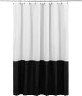 ALYVIA SPRING Waterproof Fabric Shower Curtain or Liner Black/White by ALYVIASPRING