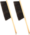 2 Pieces Dust Brush Hand Broom Wooden Bench Brushes by REDANHA