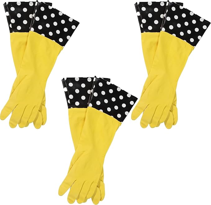 Evriholder Glam-Gloves Reusable Latex Dishwashing Gloves by Evriholder