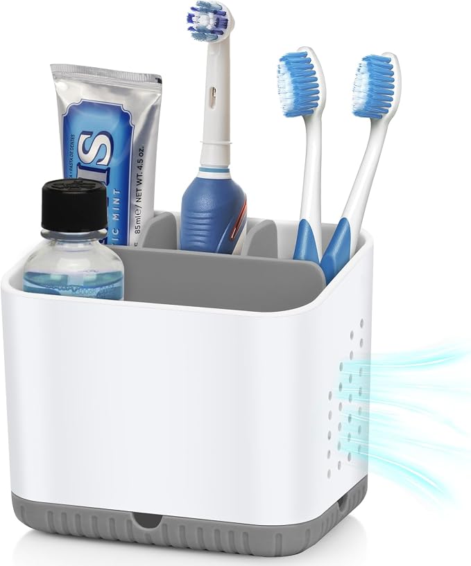 Toothbrush Holders for Bathrooms, Kids Electric Toothbrush Organizer | Easy To by PARKMANI