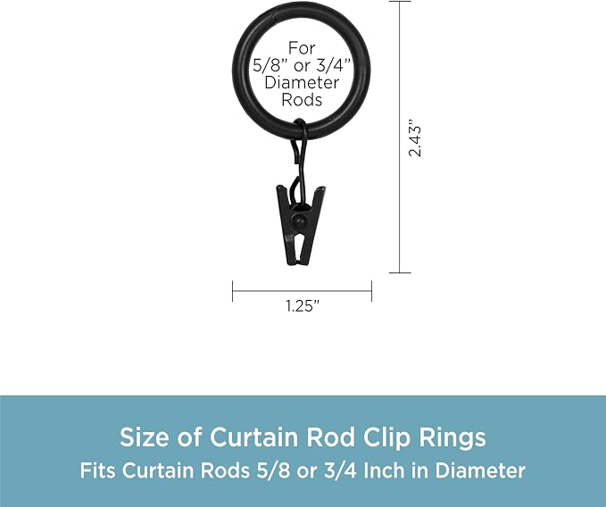 Kenney Window Curtain Clip Rings - Image 6