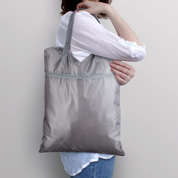 Oudain 2 Pcs Travel Laundry Bags Waterproof Dirty Clothes Bag - Image 3