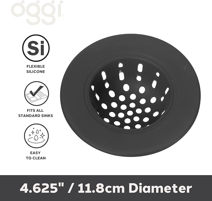 OGGI Silicone Sink Strainer- Great Kitchen Sink Strainer, Sink Drain Strainer - Image 2