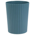 JiatuA Small Bathroom Trash Can Plastic Wastebasket Garbage Can Teal Blue | by JiatuA