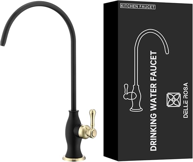 Delle Rosa Drinking Water Faucet, Stainless Steel Kitchen Water Filter Faucet by DelleRosa