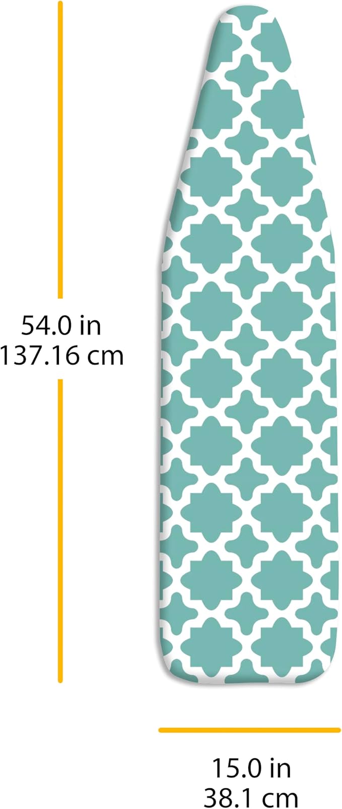Whitmor Deluxe Ironing Board Cover & Pad, 100% Cotton Iron Board Replacement - Image 3