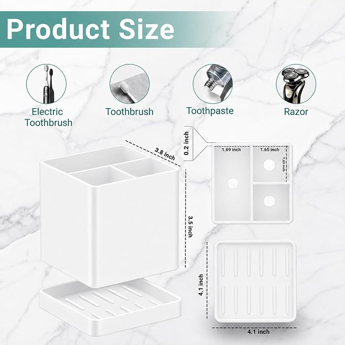 Silicone Electric Toothbrush Holders - Image 2