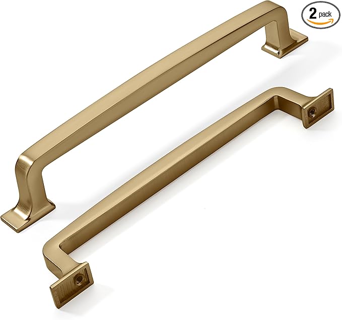 khtumeware 2pk 6.25 Inch Cabinet Handles | Champagne Bronze Drawer Pulls